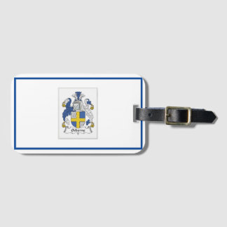 Osborne Family Crest Tote Bag Luggage Tag