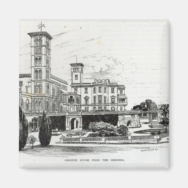 Osborne House from the Grounds Magnet (Front)