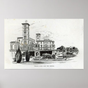 Osborne House from the Grounds Poster