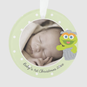 Oscar Baby's First Christmas - Add Your Name Ornament