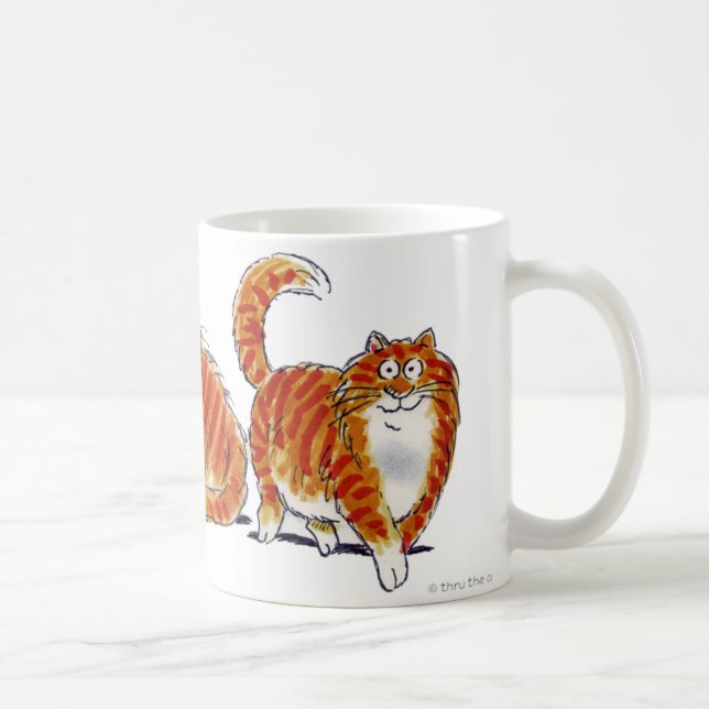 "Oscar" Cat Mug (Right)