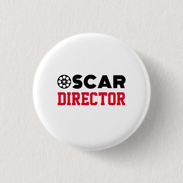 Oscar Director 3 Cm Round Badge (Front)