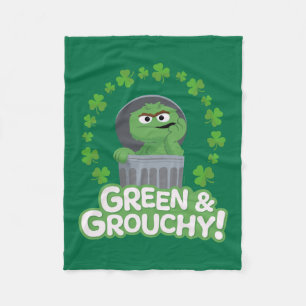 Oscar   Green & Grouchy! Fleece Blanket