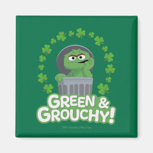Oscar Green & Grouchy! Magnet