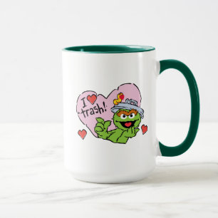 Oscar "I Love Trash" Valentine Mug