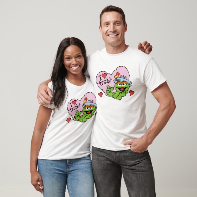 Oscar "I Love Trash" Valentine T-Shirt (Unisex)