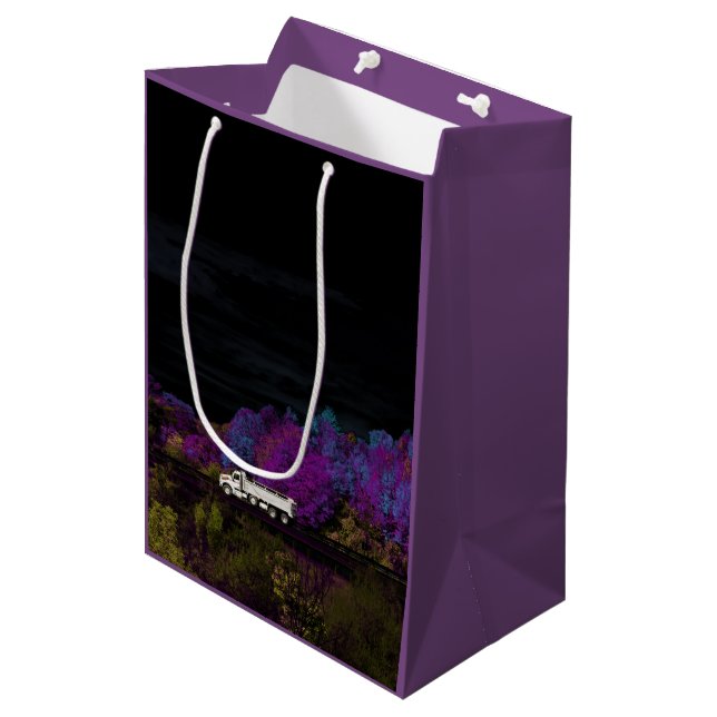 oscar leaves the party medium gift bag (Front Angled)