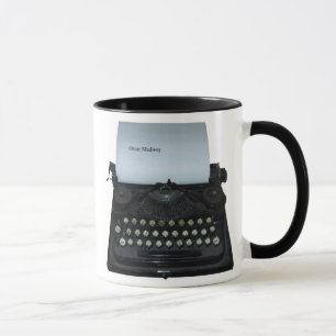 Oscar Madisoy Typewriter mug