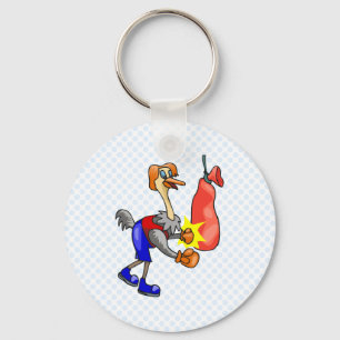 Oscar Ostrich Key Ring