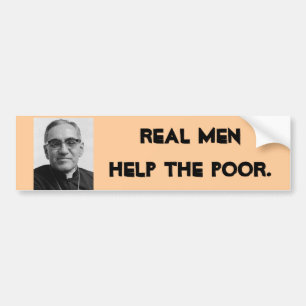 Oscar Romero bumper sticker