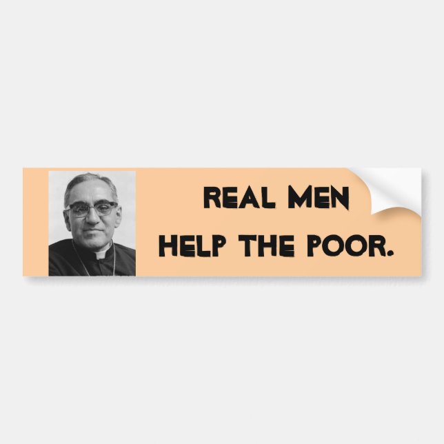 Oscar Romero bumper sticker (Front)
