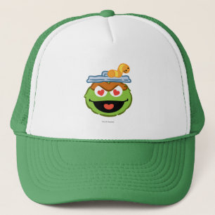 Oscar Smiling Face with Heart-Shaped Eyes Trucker Hat
