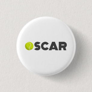 Oscar Tennis 3 Cm Round Badge