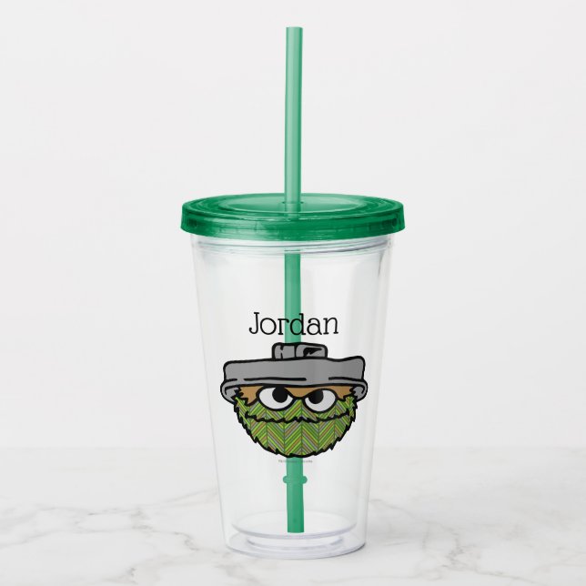 Oscar the Grouch | 80's Throwback Acrylic Tumbler (Front)
