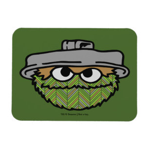 Oscar the Grouch   80's Throwback Magnet