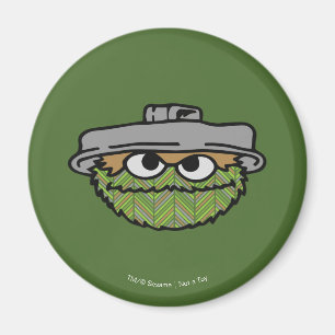 Oscar the Grouch   80's Throwback Magnet