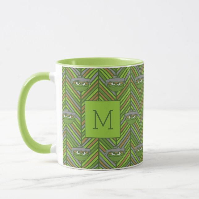 Oscar the Grouch | 80's Throwback Pattern Mug (Left)