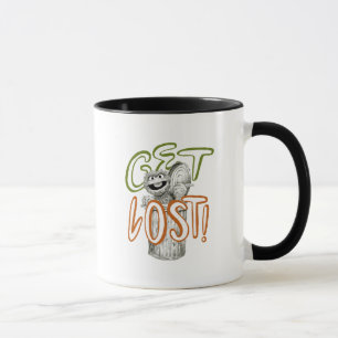 Oscar the Grouch B&W Sketch Drawing Mug
