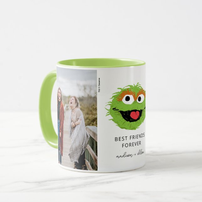 Oscar the Grouch | Best Friends - Photo Mug (Front Left)