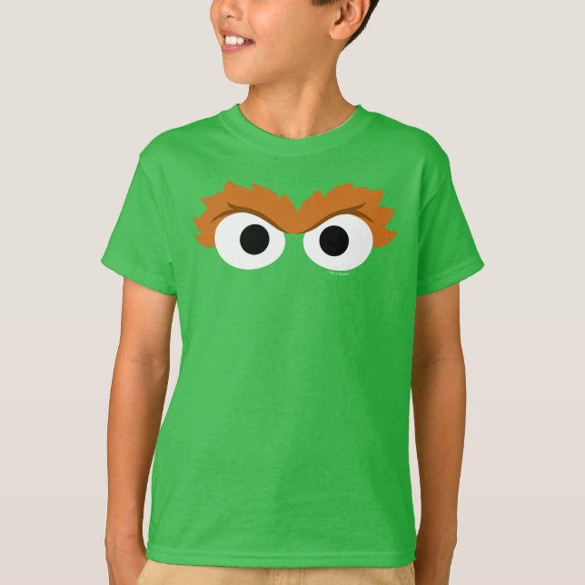 Oscar the Grouch Big Face T-Shirt (Front)