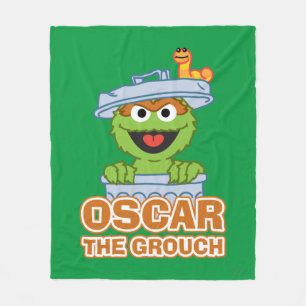 Oscar the Grouch Classic Style Fleece Blanket