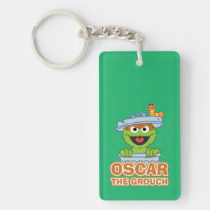 Oscar the Grouch Classic Style Key Ring