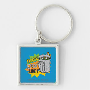 Oscar the Grouch Don't Like Key Ring