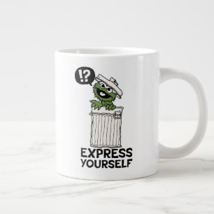 Oscar the Grouch Express Yourself Large Coffee Mug