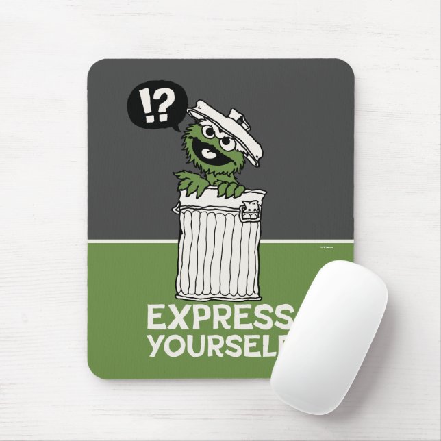 Oscar the Grouch Express Yourself Mouse Mat (With Mouse)