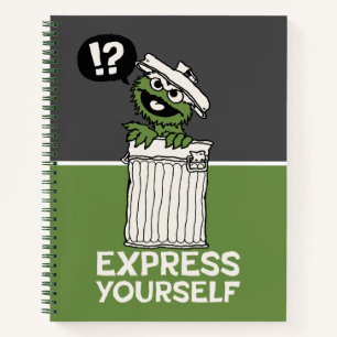Oscar the Grouch Express Yourself Notebook