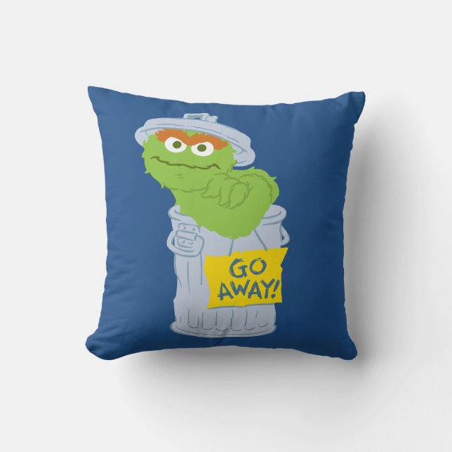 Oscar the Grouch Graphic Cushion (Front)