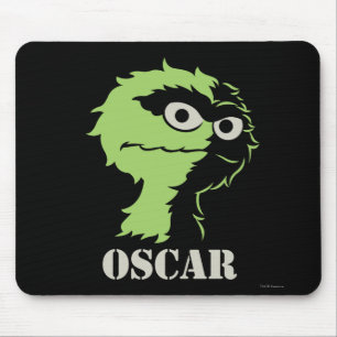 Oscar the Grouch Half Mouse Mat