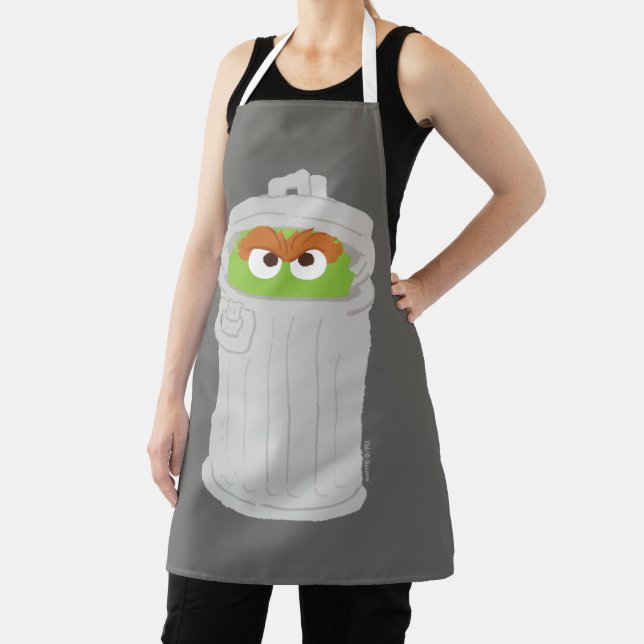 Oscar the Grouch & His Trash Can Apron (Insitu)