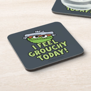 Oscar the Grouch I Feel Grouchy Today! Coaster