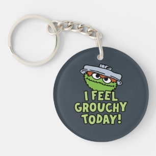 Oscar the Grouch I Feel Grouchy Today! Key Ring