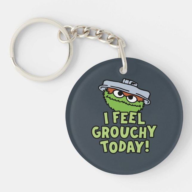 Oscar the Grouch | I Feel Grouchy Today! Key Ring (Front)