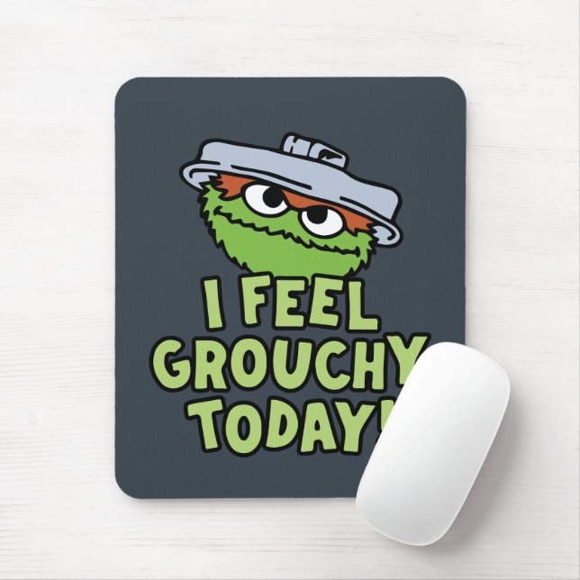 Oscar the Grouch | I Feel Grouchy Today! Mouse Mat (With Mouse)