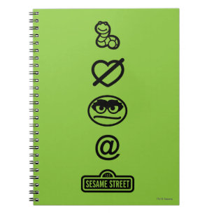 Oscar the Grouch Icons Notebook