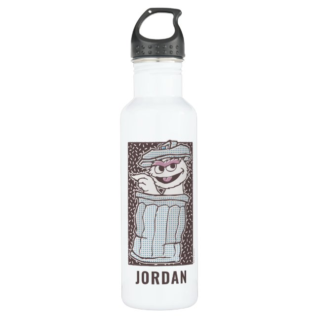 Oscar the Grouch | Kiss My Can 710 Ml Water Bottle (Front)