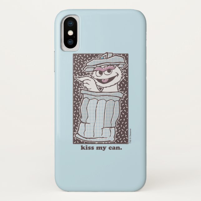 Oscar the Grouch | Kiss My Can Case-Mate iPhone Case (Back)