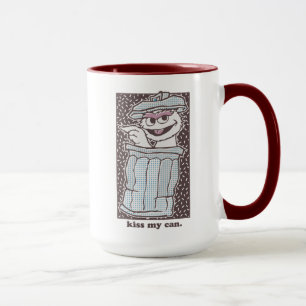 Oscar the Grouch Kiss My Can Mug