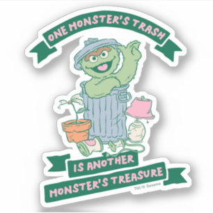 Oscar the Grouch Monster Treasure Graphic