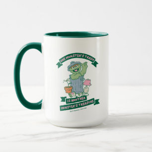 Oscar the Grouch Monster Treasure Graphic Mug