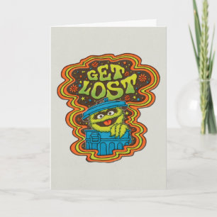 Oscar the Grouch Mr. Psychedelic Card