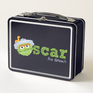 Oscar the Grouch Name Metal Lunch Box