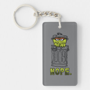 Oscar the Grouch - Nope. Key Ring