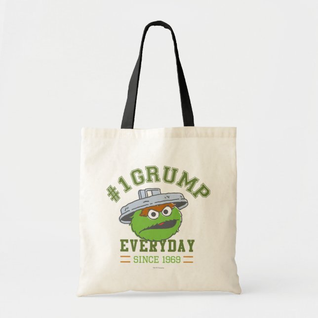 Oscar the Grouch Number 1 2 Tote Bag (Front)