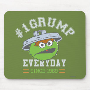 Oscar the Grouch Number 1 Mouse Mat