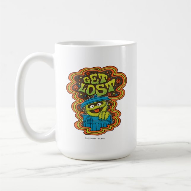 Oscar the Grouch | Psychedelic Coffee Mug (Left)