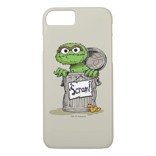 Oscar the Grouch Scram Case-Mate iPhone Case (Back)